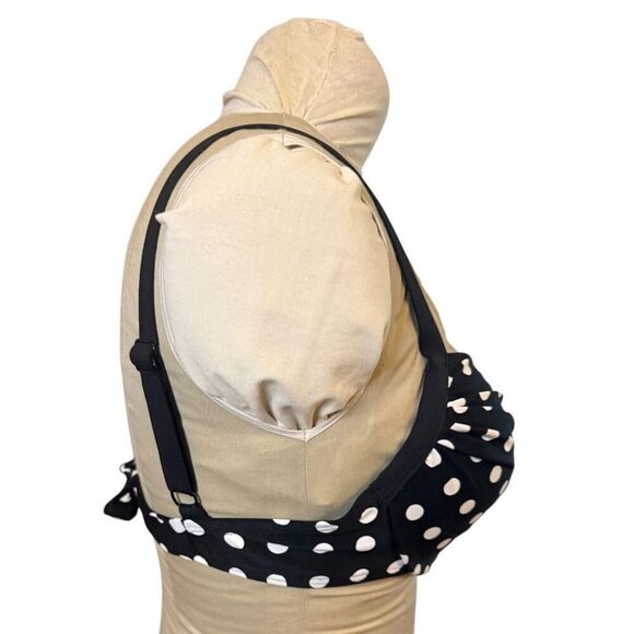 NWT CoCo Reef Bikini Top Black/White Polka Dot Divine Power Bra 32/34 D - Picture 3 of 9